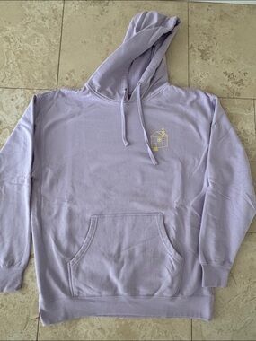 Harry Styles Love on Tour Lavender Hoodie with Embroidered Design Size: XL NWT